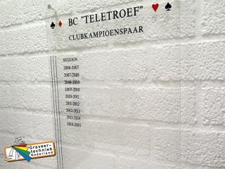 Glasheldere plexiglas naamplaat graveren